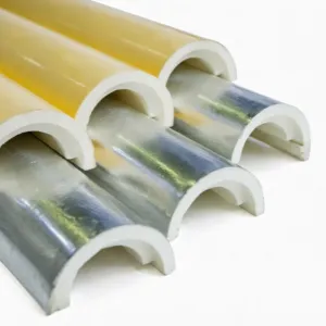 Скорлупа ППУ фольгированная для теплотрассы 219х150 мм K-flex